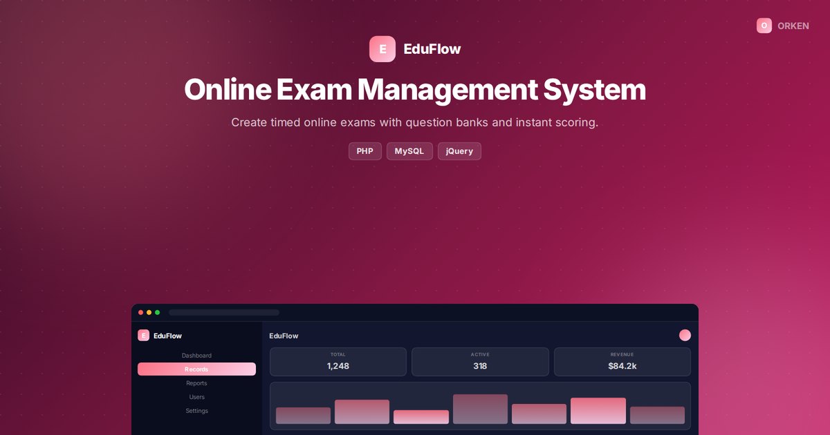 Online Exam Management System