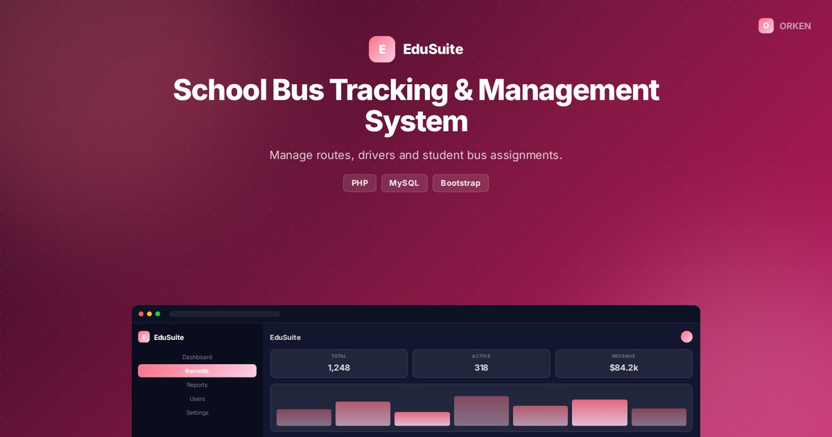 School Bus Tracking & Management System